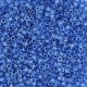 Miyuki Delica Perlen 11/0 - Sparkling cerulean blue lined crystal DB-920